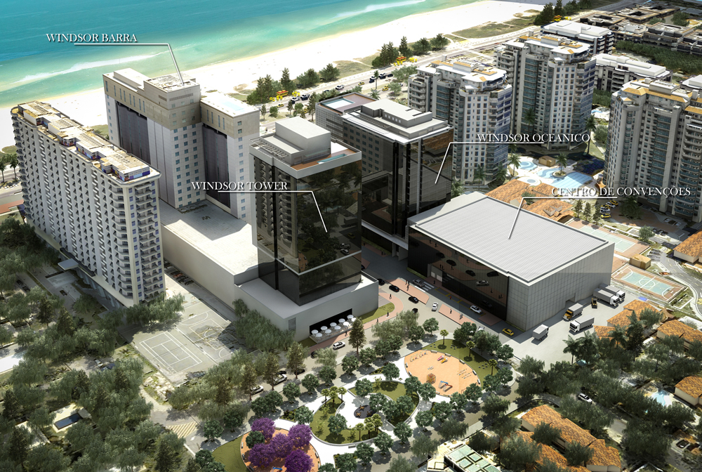 Windsor realiza apresentação oficial do Convention & Expo Center, na Barra da Tijuca Complexo Windsor Barra e Centro de Convenções