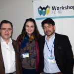 Daniel Guijarro, Elizabeth Lacerda e Victor Paulo Geertshuis, da Hotelaria Brasil