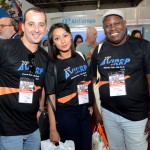 Eduardo Augusto, da P.A.M Turismo, PAtricia Araujo e Flávio Inácio Fernandes, da Metalis Tour