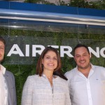 Felipe Dias Lopes, Glória Marra e German Carmona, equipe da Air France