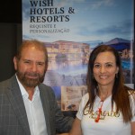 Guilherme Paulus, da GJP e CVC com a secretária de Turismo, Rosa Volk
