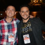 Henrique, da Confiança Viagens, e Andre Santos, da Mogitur Viagens Henrique, da Confiança Viagens, e Andre Santos, da Mogitur Viagens