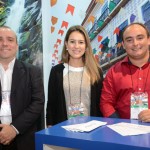 Hugo Veiga, Cristiane Muller e Leopoldo Dickel, do Maranhão
