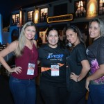 Josiane Witczak, da Abav Cuiabá, Daniela, da EB Silveiro, Grace Carolina, da Montreal Turismo, e Thais Silva