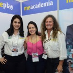 Luciana Fernandes e Mari Masgrau, do M&E, com Juliana Assumpção, da Aviesp