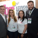 Luigi Rotunno, Tatiane Moreno, Renata santos e João Bueno, da ABR Luigi Rotunno, Tatiane Moreno, Renata santos e João Bueno, da ABR