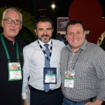 Luiz Kraieski, da Prefeitura de Gramado, Jair Pasquini, da BNT Mercosul, e Enio Martins, da Semtur Luiz Kraieski, da Prefeitura de Gramado, Jair Pasquini, da BNT Mercosul, e Enio Martins, da Semtur