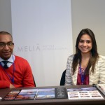 Luiz Santana e Diane Alves, da Meliã Hotels