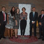 Marcia Pelegrini, da CWT recebe prêmio da Aeromexico