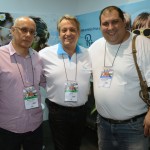 Marco Ribeiro,  e Antonio Marçal, do Grupo Prive, com Emerson da Silveira, da DSE Viagens