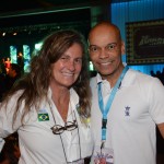 Mari Masgrau, do M&E, e Edilson de Oliveira, da Avirrp