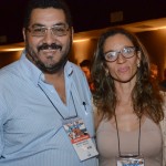 Moisé Santos, da Promoturis, e Luiza Nobrega, da Personality Viagens