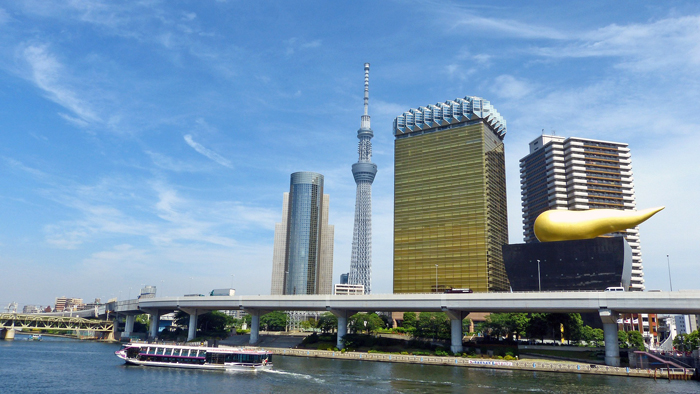 Rio Sumida, em Tóquio, Japão Foto Pixabay