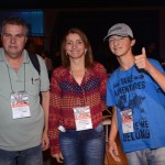 Rocha, da Roche Turismo, Alessandra, da Shekinah Turismo, e Leonardo da Silva, da Mega Viagens