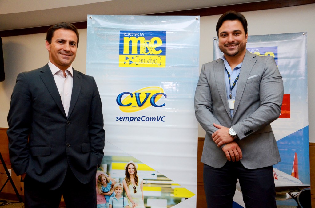 M&E AO VIVO - Segunda base de vendas, Agências CVC em MG tem crescimento de 11% no 1S16 1 Rogério Mendes e Thiago Benfica, da CVC
