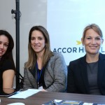 Silene Coelho, Rita Germino e Carolina Cabral, da Accor Hotels