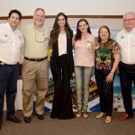 Vitor Bauab, do M&E, André Santos, da Politur, Lucilene Carvalho, da Setur-CE, Natália Neves, da Flyworld, Zulmira Damasceno, da Viagens 2 Mil, e Roy Taylor, do M&E