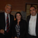 Walter Teixeira, da Alagev, Soely Oliveira, da BCD Travel e Carlos Bueno, da Flytour
