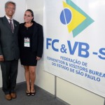 Willian Adeodato, de Ouro Preto CVB, e Sandra Mara Sousa, do Ribeirão Preto CVB