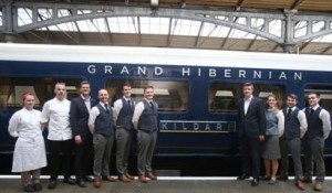 Belmond Grand Hibernian faz sua viagem inaugural em Dublin