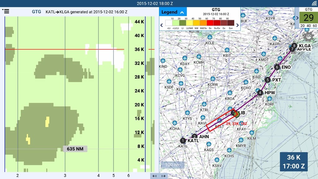 Aplicativo da Delta ajuda pilotos a visualizarem e evitarem turbulências