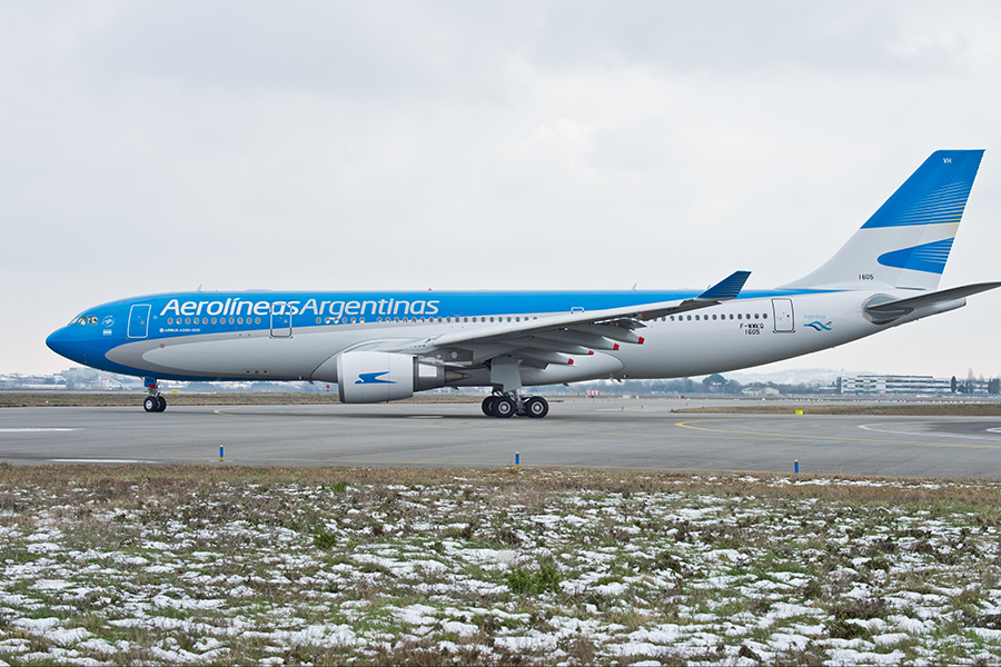 Airbus A330 da Aerolíneas Argentinas atuará na rota Rio-Buenos Aires