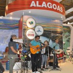 ALAGOAS - levou sua tradição musical para o estande do estado