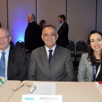Abdon Barreto, da Setur-RS, José Sales Filho, secretário de Turismo do ES, e Luciana Lobo, da Setur-CE