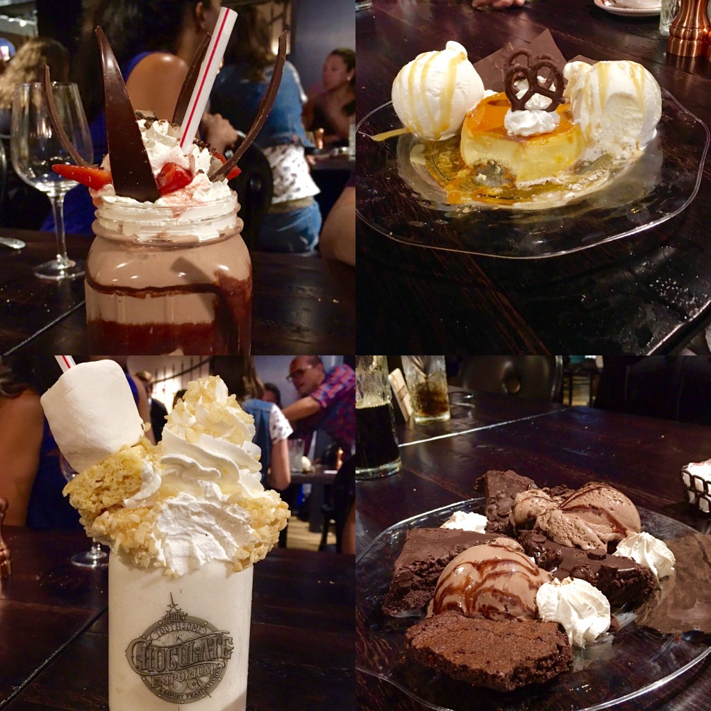 Universal: Chocolate Emporium surpreende até os amantes do doce; conheça 1 Algumas sobremesas que fazem parte do cardápio