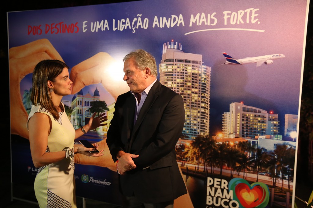 Ana Paula Vilaça, presidente da Empetur e Geoffrey Bogart, Cônsul Comercial dos Estados Unidos