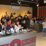 Após a experiência, agentes participaram de um coquetel Após a experiência, agentes participaram de um coquetel