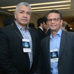 Carlos Nascimento, do Collection Hotels & Resort, e Paulo Salvador, da Intercity Hotéis Carlos Nascimento, do Collection Hotels & Resort, e Paulo Salvador, da Intercity Hotéis