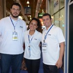 Daniel Brunod, Laís Azevedo e Ricardo Bezerra, da Azul Viagens