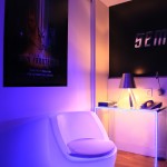Decoração futurista com tema de Star Trek Decoração futurista com tema de Star Trek