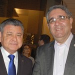 Felipe Gonzales, da Abav-PR e Guilherme Tell Laurino, da Itaipu