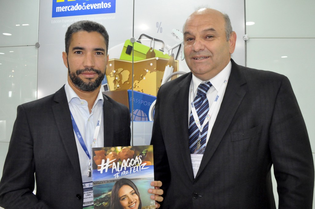 Helder Lima e Paulo Gugelman, secretário e sub-secretário de turismo de Alagoas