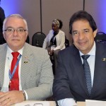 Joy Colares, da Setur-PA, e José Alves, secretário de Turismo da Bahia