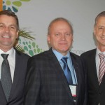 Lourenço Kürtes, Secretário de Turismo de Foz do Iguaçu, Enio Eidt, do TMLA e Altino Voltolini, presidente do Iguassu CVB