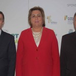 Lourenço Kürtes, Secretário de Turismo de Foz do Iguaçu, Ivone Barofaldi, prefeita de Foz do Iguaçu e Carlos Silva, presidente do Sindhotéis