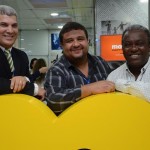 Luiz Carlos Borges, da Noth America Destination, com Paulo Teixeira e Paulo Bispo, da OFB Luiz Carlos Borges, da Noth America Destination, com Paulo Teixeira e Paulo Bispo, da OFB
