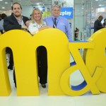 Marcelo e Miguel Andrade, da Transmundi, com Rosa Masgrau, do M&E