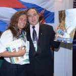 Mari Masgrau, do M&E, e Alberto Encinoso Lemus, do Ministerio de Turismo de Cuba