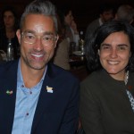 Michael Martin, do IPW, com Renata Saraiva, do Brand USA