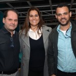 Ney Huberto Neves, da AM Resorts, Luciana Alonso, da Jamaica Turismo, e Marcelo Lopes, da MMTgapnet