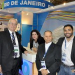Paulo Senise e Flavia Vigoder, da Turisrio, com Erly de Jesus e Peter Barcelos, da Setur-RJ