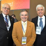 Paulo Senise, presidente da TurisRio, José Carlos Sá, presidente da Riotur, e Carlos Alberto Amorim, da Ancoradouro