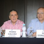Pedro Galvão, vp relações institucionais, e Ney Gonçlves, vp turismo especializado