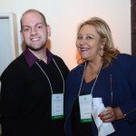 Rafael Petito, da Primetour Viagens, e Flavia Antunes, da Vip Guest Brasil