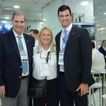 Rosa Masgrau, do M&E, com Mauro Schwartzmann, da Costa Brava, e Rubens Schwartzmann, presidente da Abracorp
