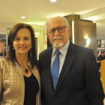 Rosa Volker, secretária de turismo de Gramado e Horst Volk Rosa Volker, secretária de turismo de Gramado e Horst Volk